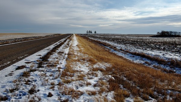 Дорога ранней весной