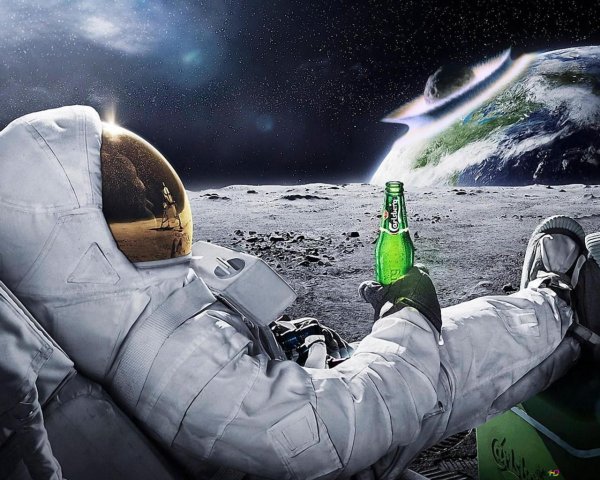 Carlsberg космос космонавт