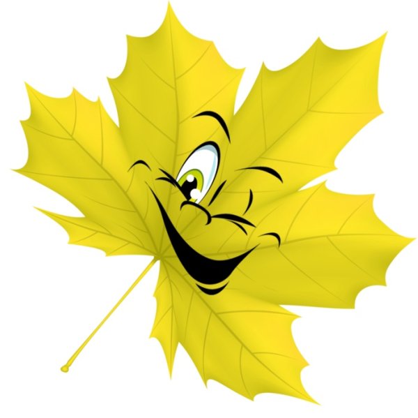 Осенние листики с глазками