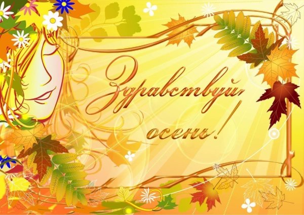 Здравствуй осень Золотая картинки