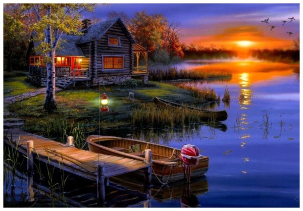 Даррелл Буш картины заката