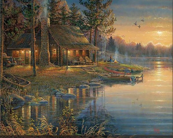 Диамонд Пайнтинг пейзаж алмазная живопись