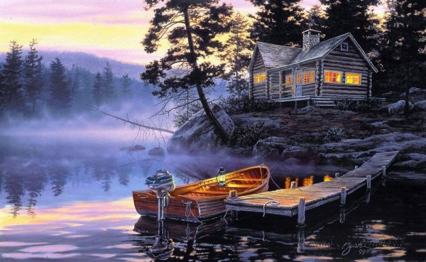 Даррелл Буш дом у озера