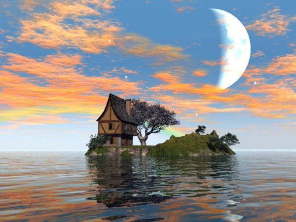 Картина Рахманинова островок