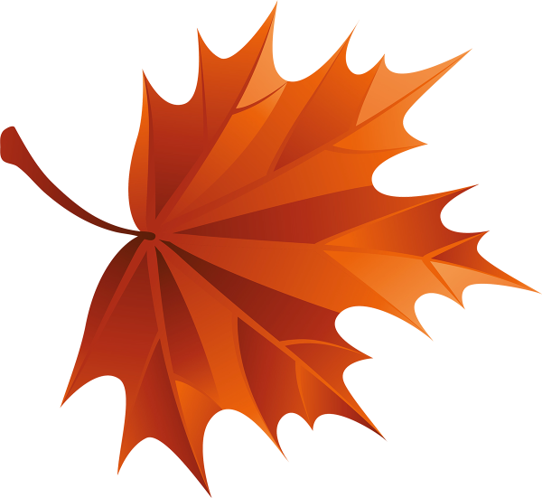 Осенние листья мультяшные