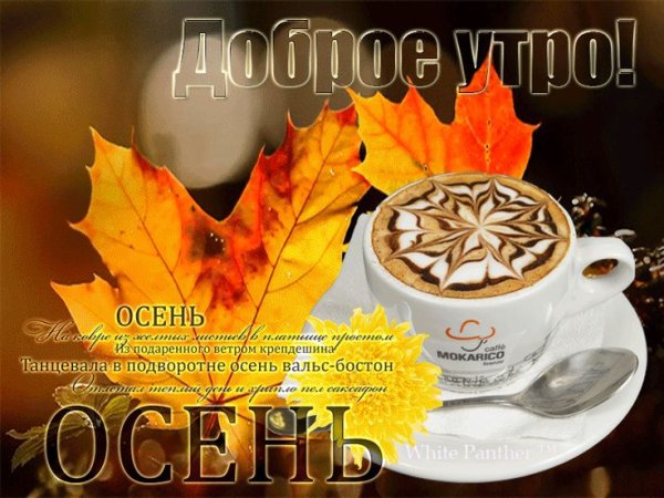 С добрым утром осенним октября