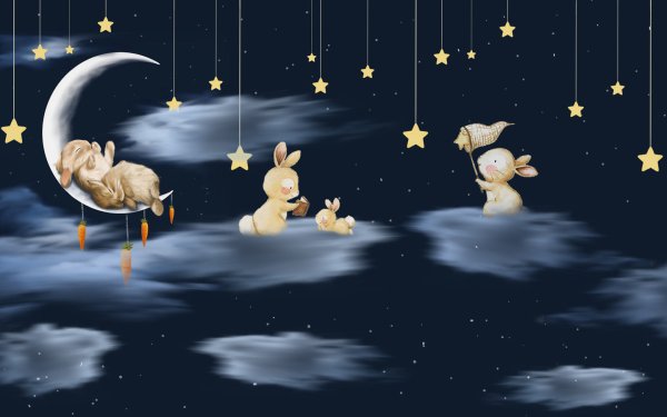 Зайчик на месяце