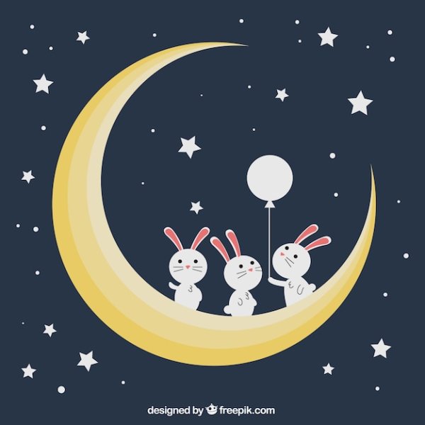 Зайчик на Луне