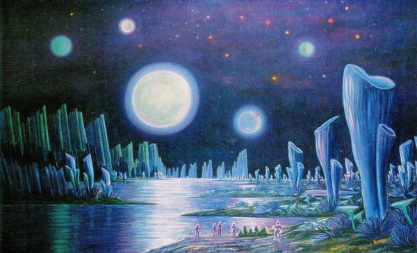 Космическая живопись Георгия Курнина