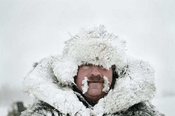Суровая холодная зима