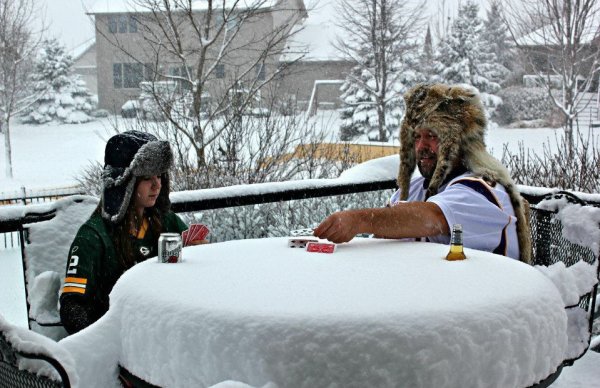 Суровая зима смешные