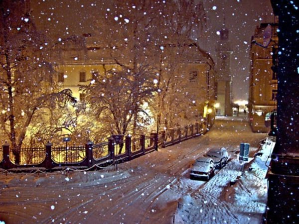 Падающий снег