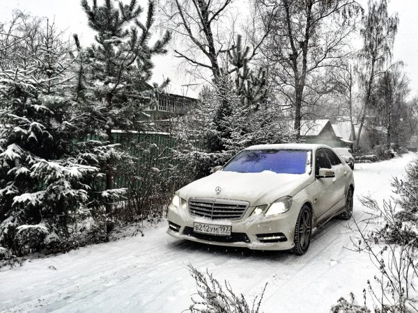Мерседес s500 зима