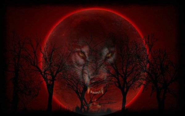 Кровавая Луна мистическое явления