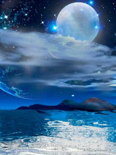 Доброй ночи , море, звезды