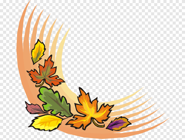 Осенние уголки для текста