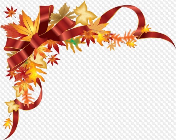 Украшения рамки осенний