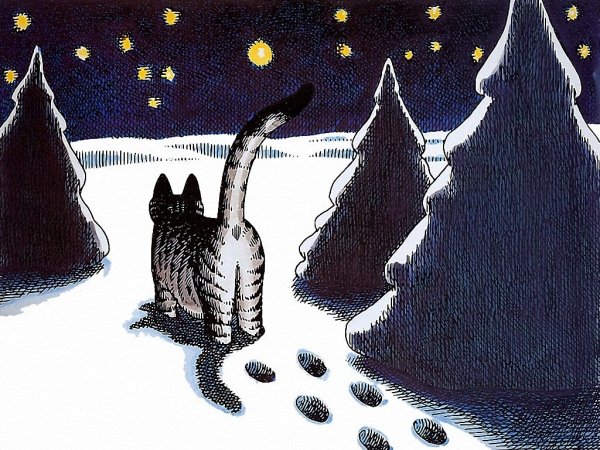 Бернард Клибан коты зима