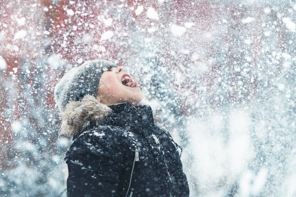 Хлопья снега