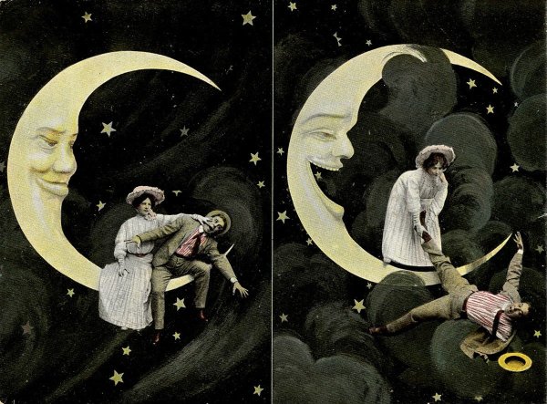 Бес на Луне иллюстрации