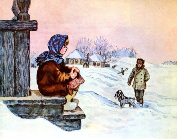 Л Воронкова снег идет