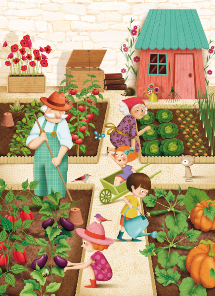 Огород для детей