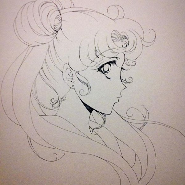 Sailor Moon скетчи