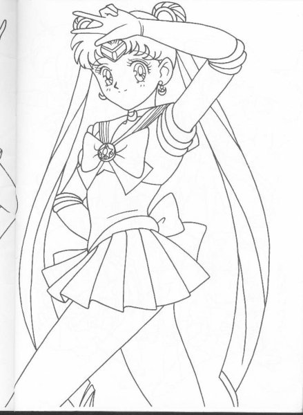 Аниме сэйлормун рисунки