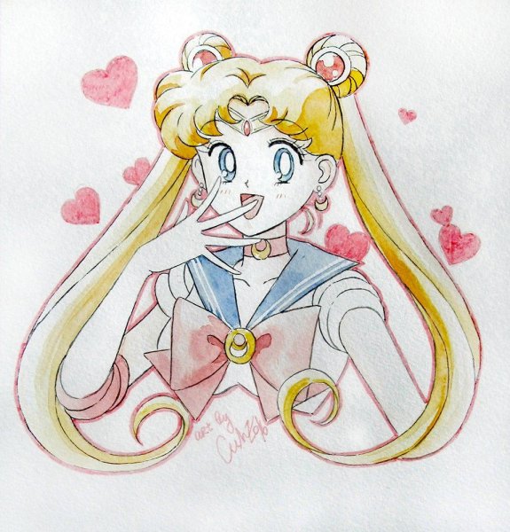 Сейлормун рисовка