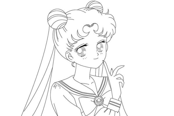 Усаги Цукино карандашом