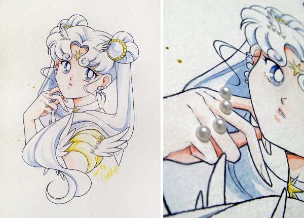 Аниме скетчи Сейлор Мун