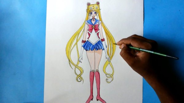 Рисунки для срисовки аниме