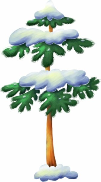 Зимнее дерево для детского сада