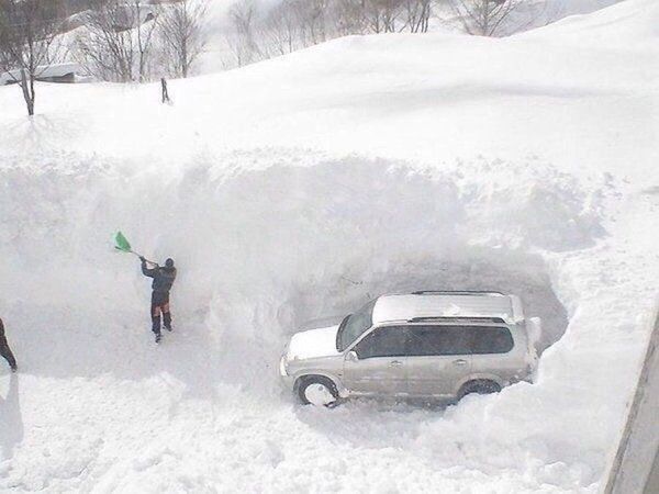 Сугробы на Камчатке