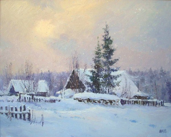 Ефремов день деревня зима