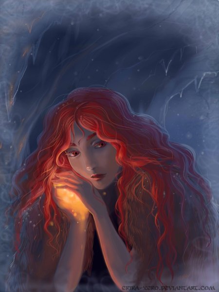 Рыжая девочка фэнтези