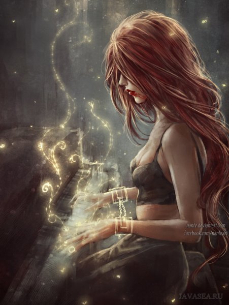 Ведьма с русыми волосами