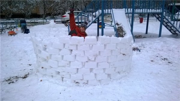 Форма для снега построитель замков