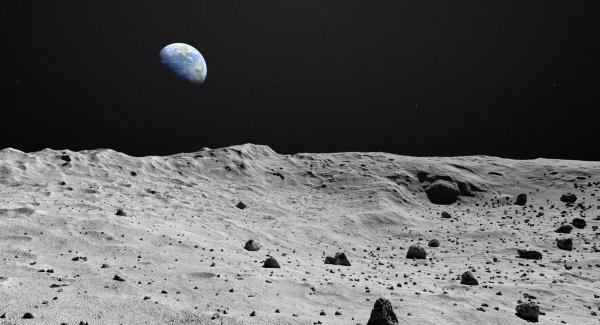 Поверхность Луны для детей