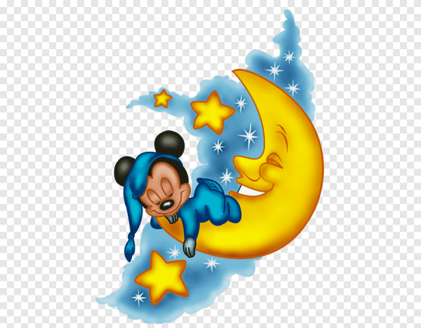 Микки спит на Луне