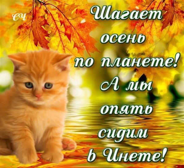 Открытки с наступлением осени
