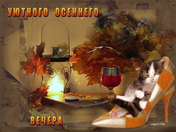 Уютного осеннего вечера