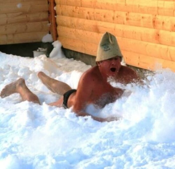 Закаливание в бане