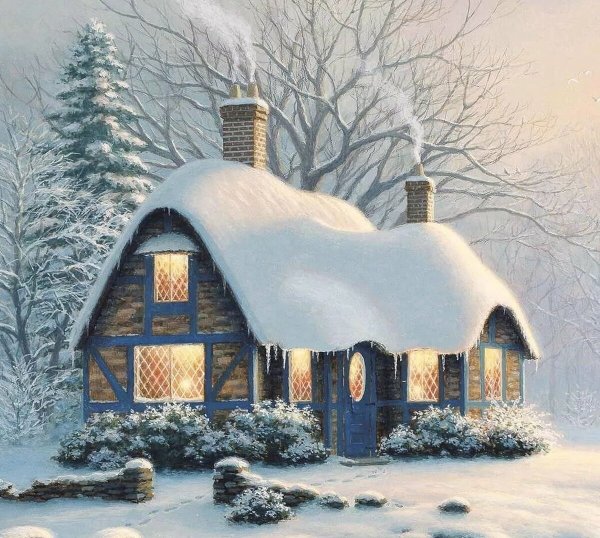 Художник Тед Блейлок зима