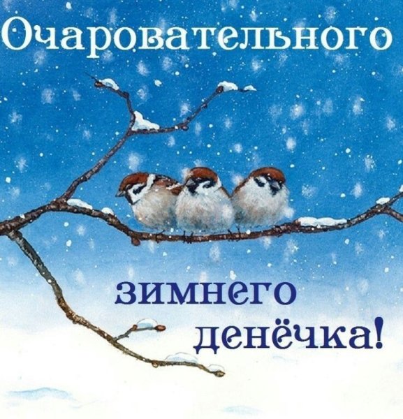 Хорошего дня зима