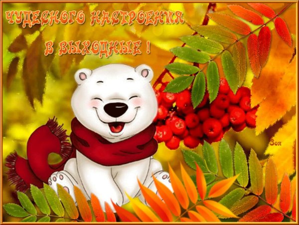 Хороших осенних выходных