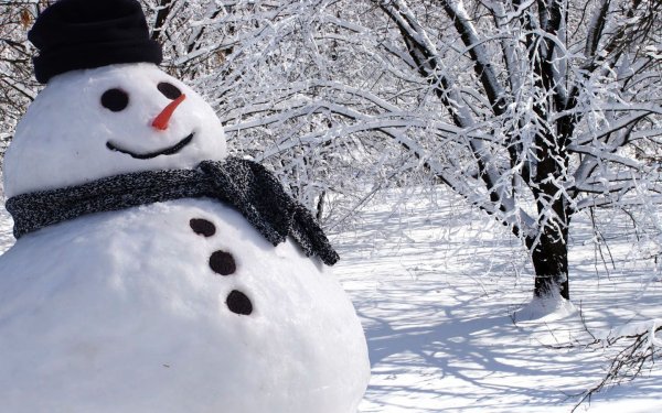 Современный Снеговик