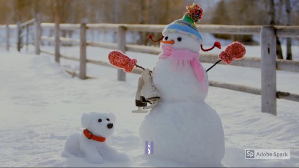 Оригинальный Снеговик