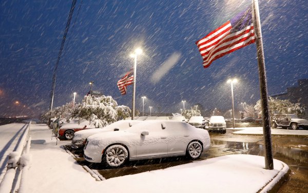 Снег в Америке