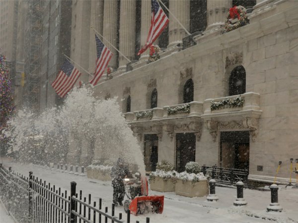 Снежный коллапс в США